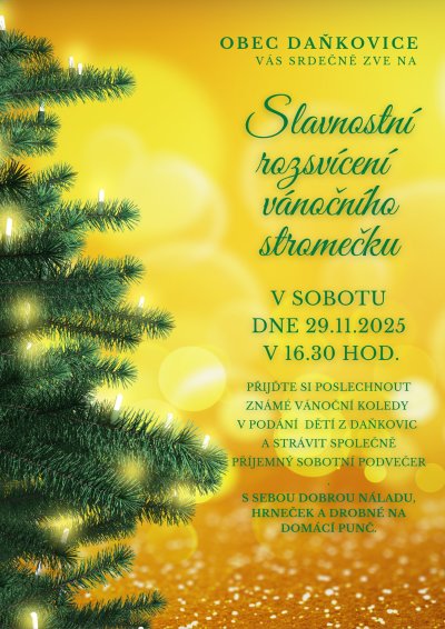 Rozsvícení vánočního stromu